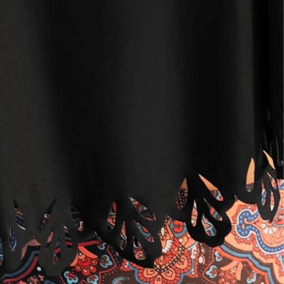 Size 14 - 16 1x adjustable laser it in black swim BIKINI TOP ONLY - Picture 4 of 5